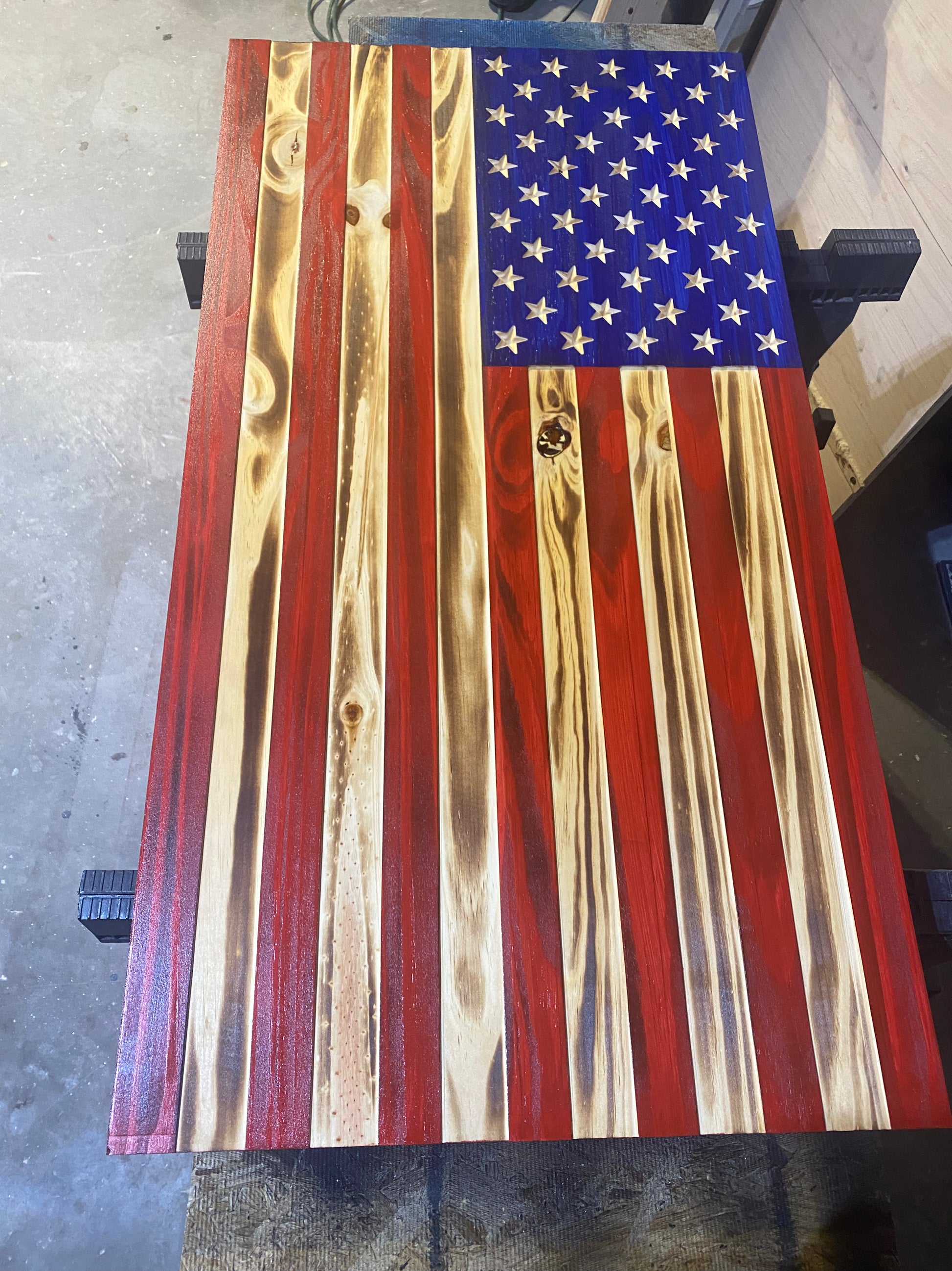 Wooden flag wall hanging,  Wooden american flag,  Rustic wooden flag,  Pine wooden flag,  Patriotic Wall Decor